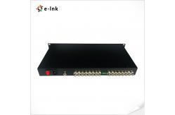 China 8 Channel 3G SDI To Optical Converter Reverse RS485 Data Protocols 20km supplier