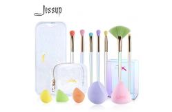 China Fantasy Synthetic Hair Jessup Makeup Brushes Set With PU Bag supplier