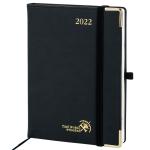 OEM ODM Vertical Hourly Planner 2023 2024 PU Vegan Leather Cover for sale
