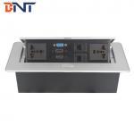 220V Square Desktop Pop Up Power Plug Zinc Alloy For Computer Supply