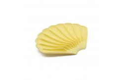 China Food Safe Silicone Rubber Drainable Soap Box Shell Shape Non Slip Tray supplier
