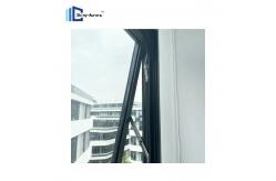 China Custom Double Glazed Aluminum Window Tempered Glass Awning Window for Bathroom supplier