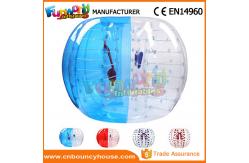 China Transparent Inflatable Bubble Ball / Inflatable Zorb Ball Large Hot Air Welded supplier