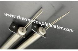 China Big Diameter 25mm Cartridge Heaters With Solid Pins Mounting Flange supplier