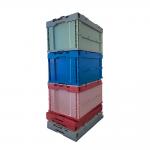 100% HDPE Plastic Folding Crate Box For Fruit And Vegetables for sale
