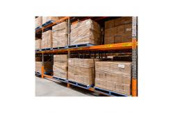 China Heavy Duty Double Deep Pallet Rack  Steel Industrial Pallet Shelves For Warehouse supplier