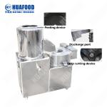 Yam Peeling Slicing 100kg/H Vegetable Washing Machine