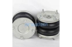China Dunlop Pneuride 6x2 Assembly Double Convoluted Air Bellow With Steel Ends supplier