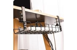 China Adjustable Cable Management Tray for Neat and Tidy Under Desk Space 390x160x125mm supplier