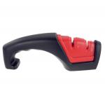 Black And Red Two Step Knife Sharpener , Edge Grip Knife Sharpener With White Box Package for sale