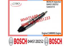 China BOSCH 0445120252 5263312 Neutral Fuel Injector Assembly 0445120252 5263315 For CUMMINS supplier