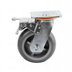 350kg Maximum Load TPR Casters for High Temperature Industrial Trolley Scaffold Wheels