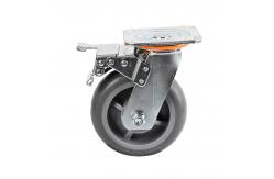 China 350kg Maximum Load TPR Casters for High Temperature Industrial Trolley Scaffold Wheels supplier