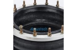 China 360306H-3 Industrial Air Springs Triple Convoluted Rubber Bellows With 280mm Nominal Diameter supplier
