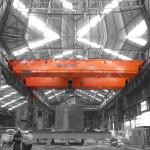 20t / 30t / 40t Double Girder Overhead Crane High Strength Frame For Lifting for sale