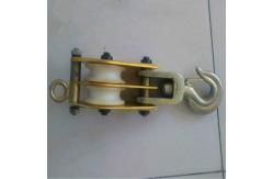 China Hoisting Aluminous Alloy Tower Erection Tools Nylon Sheave Tackle QHN Model supplier