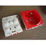 France Electric Power Sockets , French Electrical Outlet With Two Round Pin for sale