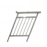 304SS Black Metal Outdoor Stair Handrail Railing Modern Satin Polish for sale