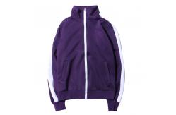 China Unisex Two Piece Set Sports Tracksuit Jackets Ribbing Hem And Cuff supplier