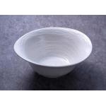 Porcelain Irregular Starter Deep White Soup Bowls 10'' 12'' for sale
