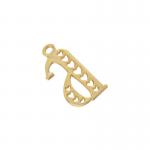 26 Letter 18K Gold Pendant DIY Jewelry Personalized Initial Charm Necklace ODM for sale