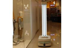 China Geek+ AGV Robot Uv Light Smart UV Disinfection Robot Public Health Guardian supplier