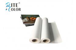China Stretchable Digital Inkjet Printing Canvas Roll with Glossy Cotton Materials supplier