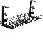 Convenient No Drill Standing Desk Cable Management Tray with Lead Time of 10-30 Days for sale