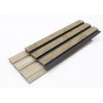 WaterProof Soundproof Fluted PS Wall Panels Easy Installation Wood Plastic Composite for sale