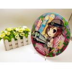 Silk Screen Acrylic Figure Anime With Stainless Steel Stents ODM Available for sale