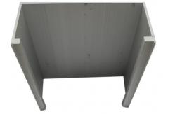 China Shape Custom Machined Aluminium Profiles Anodized Parts For Machine supplier