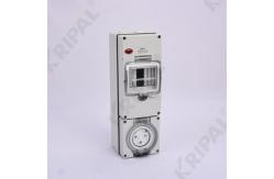 China IP66 PC Outdoor Junction Box Combination Switched Sockets Waterproof supplier