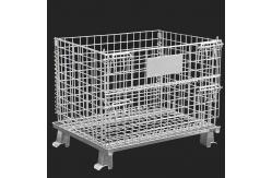 China Foldable Stainless Wire Mesh Cages  ,  Galvanized Wire Mesh Storage Containers supplier