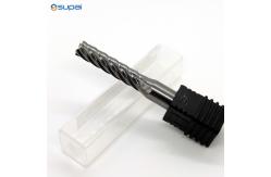 China Aluminum Processing Carbide End Mill Cutters Mirror Finish supplier