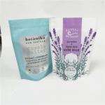 Ocean Sea salt Plastic Pouches Packaging Self Standing Resealable Custom Logo for sale