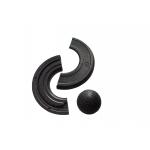 Custom Shock Absorbing EPS EPP Foam Black Packing Lining Game Machine Foam Punch for sale