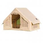 Wholesale Inflatable Air Tourist Tent Large Canvas Glamping Cabin Tent Family Outdoor Inflatable Camping Tent for sale