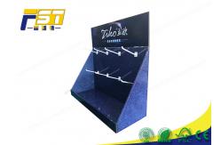 China Plastic Hooks 4C CMYK 350g CCNB Cardboard Counter Display supplier