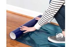 China Temporary Floor Protection Film 600mm X 100m Self Adhesive Plastic Cover supplier
