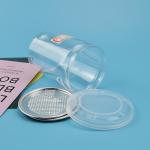 PET Pop Top 23G CBD Herbs 280ml Plastic Canister With Lid