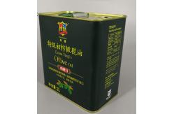 China Rectangular Cooking Oil Tin Can Container 2L With Spout Cap supplier