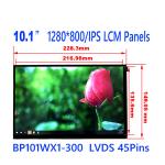 BOE 10.1 Inch LCD Screen 45 PIN BP101WX1-300 RGB 1280x800 WXGA 149PPI for sale