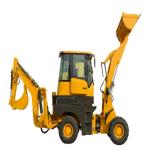 Front End Portable 6 Ton 4wd 100hp Wheel Backhoe Loader Heavy Construction Machinery With 74kw Engine For Farm for sale