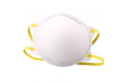 China Disposable Cup FFP2 Mask , Construction Safety Mask With  Adjustable Aluminum Nose Clip supplier