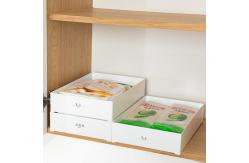 China 30x20x6cm White Drawer Divider Plastic Drawer Organizer Customized supplier
