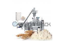 China 220V Flour Packaging Machine Automatic Single Station Bag Feeder Screw Metering Machine supplier