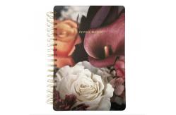 China 300 Page Spiral Notebook Printing Private Label A5 A4 Holographic Notebook supplier