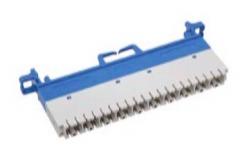 China 10 Pair Cable Side MDF Main Distribution Frame Silver Printed With Exchange Side supplier