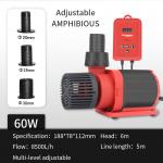 24V DC Ultra Quiet Submersible Aquarium Water Pump For Fountain Hydroponic Pond for sale
