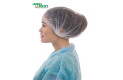 China Disposable PP Non Woven Bouffant Cap With Double Elastic supplier